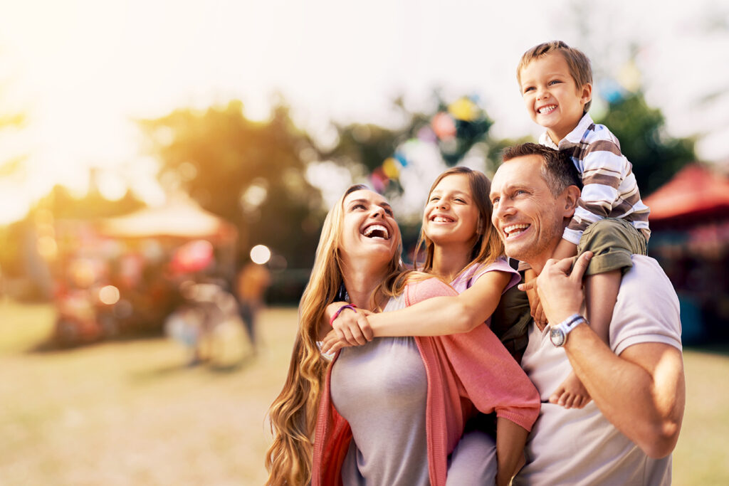 Families having fun at The Whole Vine Festival